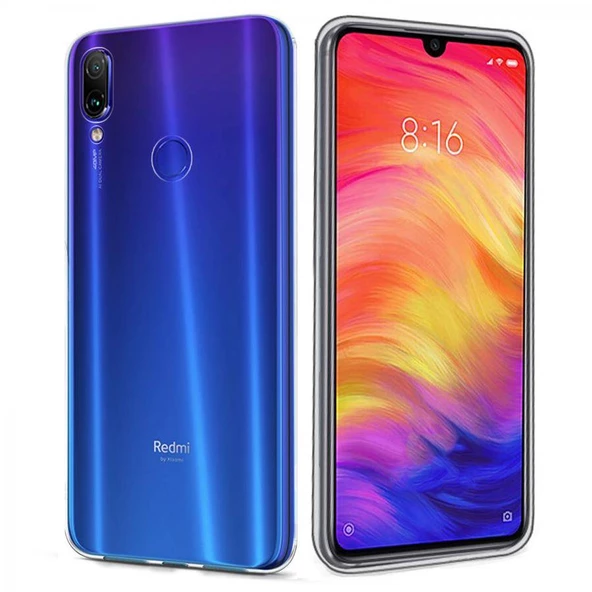 Xiaomi Redmi Note 7 Pro Ultra İnce Silikon Kılıf Şeffaf