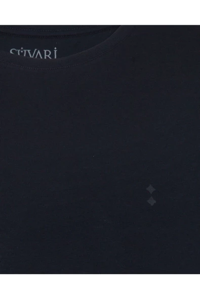 O Yaka Bordo Erkek Tişört - 12