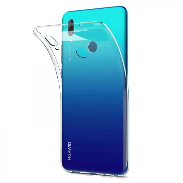 Huawei P Smart 2019 2.0 MM Korumalı Silikon Kılıf Şeffaf