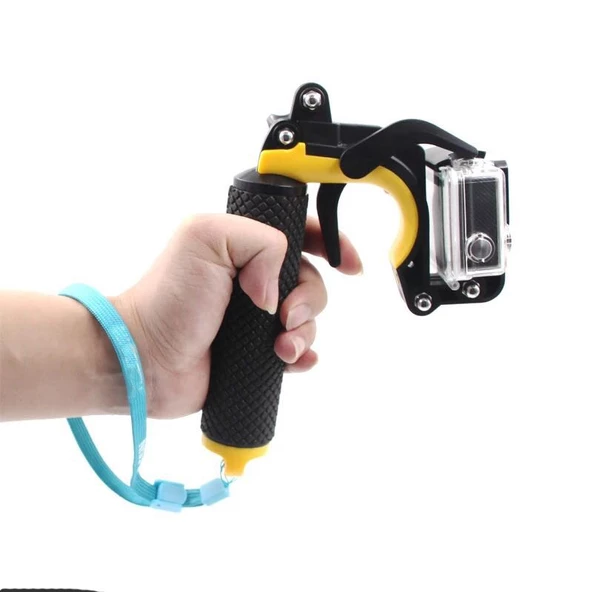 GOPRO ŞAMANDIRALI TETİK DEKLANŞÖRLÜ MONOPOD - 5