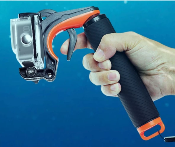 GOPRO ŞAMANDIRALI TETİK DEKLANŞÖRLÜ MONOPOD - 7