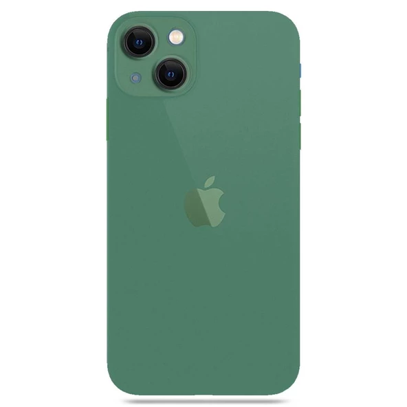 Apple iPhone 13 6.1'' Transparent Slim Case Yeşil