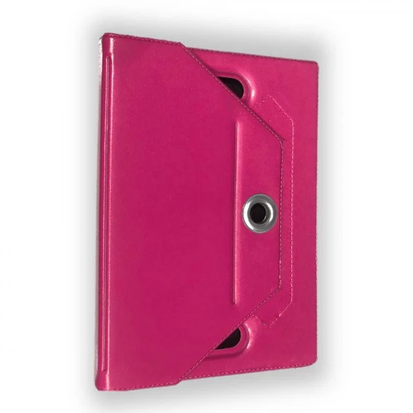 Vorcom Vorcom S7 Classic Universal Dönerli Standlı Tablet Kılıfı Pembe