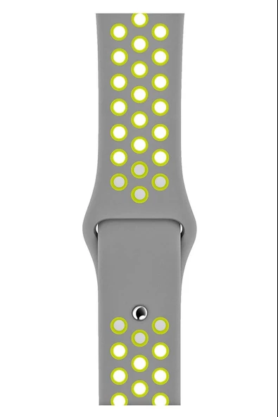 Apple Watch Series 4 38 MM Fileli Kordon Gri-Sarı