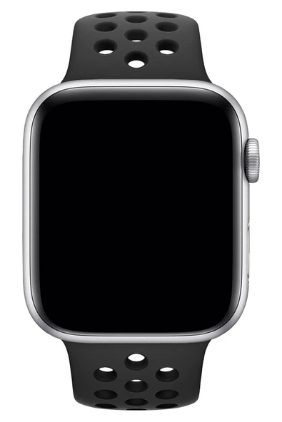 Apple Watch Series 5 44 MM Fileli Kordon Siyah-Siyah - 2