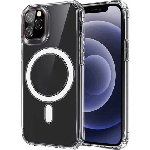 Apple iPhone 11 Pro Magsafe Şeffaf Silikon Kılıf - 2