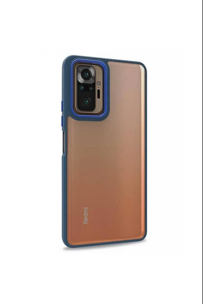 Xiaomi Redmi Note 10 Pro Nilcs Kılıf Mavi