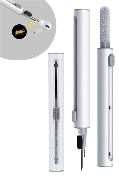 BUFFER® Çok Amaçlı Yumuşak Fırçalı Kablosuz Kulaklıklar İçin Kulaklık Temizleme Kiti - 9
