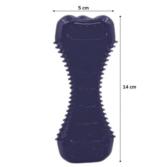 BUFFER® Köpekler İçin Diş Kaşıma Oyuncağı Tırtıklı Yapıda Plastik Dumbell - 2