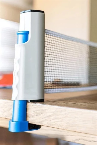 BUFFER® Masa Tenisi Spor ve Eğitim Seti Tüm Masalara Uyumlu Portatif File ve Ping Pong Ekipmanları - 9