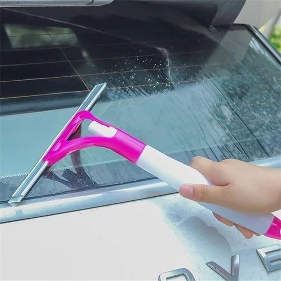 BUFFER® Pratik Spreyli Cam Sil Pencere Ayna Tezgah Duşakabin Temizleyici Püskürtmeli Silme Aparatı - 6