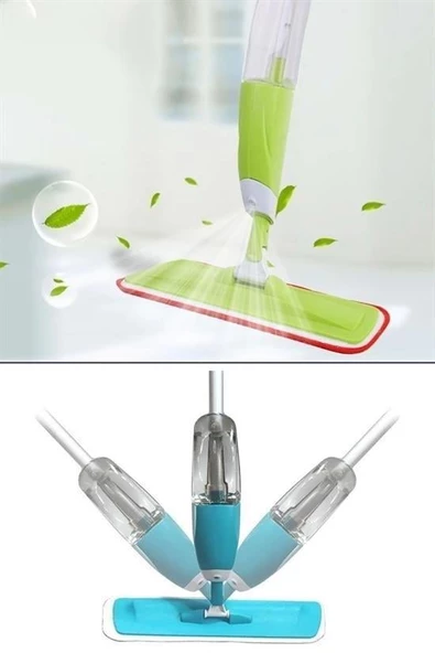 BUFFER® Döner Başlıklı Spreyli Mop Parke Ahşap Fayans Temizleyici Su Hazneli Sihirli Paspas - Resim 10