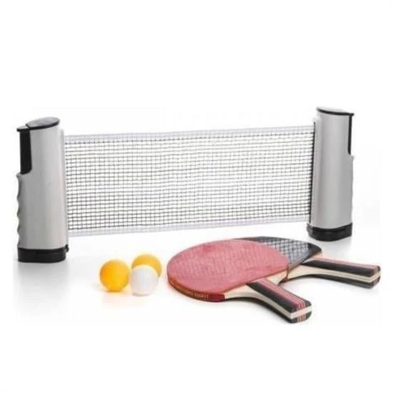 BUFFER® Masa Tenisi Spor ve Eğitim Seti Tüm Masalara Uyumlu Portatif File ve Ping Pong Ekipmanları - 3