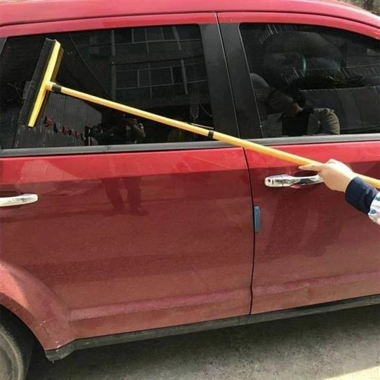 BUFFER® Kauçuk Uçlu Teleskopik Saplı Uzayabilen Temizlik Fırçası - Resim 4