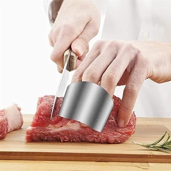 BUFFER® 2li Metal Parmak Koruyucu Hızlı ve Güvenli Kesme Paslanmaz Çelik Koruyucu Aparat - 10