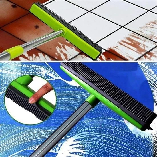 BUFFER® Kauçuk Uçlu Teleskopik Saplı Uzayabilen Temizlik Fırçası - Resim 2