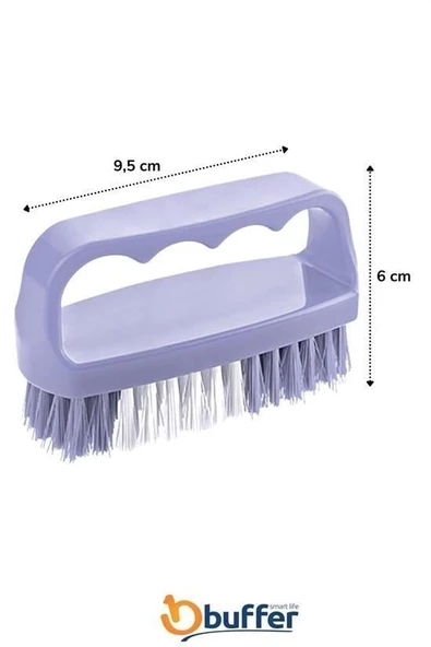 BUFFER® Tutamaçlı Plastik Pratik Tırnak ve Kıyafet Yaka Temizlik Fırçası- TP-113 - 9