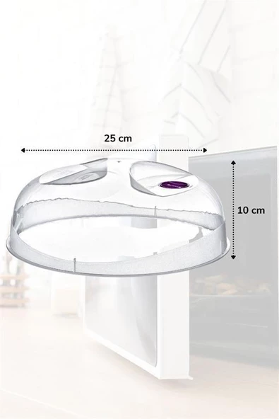 BUFFER® Mikrodalga Fırın Koruyucu Sızdırmaz Gıda Koruyucu Dayanıklı Yiyecek Isıtma Kapağı - 8