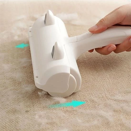 BUFFER® Kulak Modelli Hazneli Kedi Köpek Halı Yatak Kıl Toz Tüy Toplayıcı Temizleyici - 8