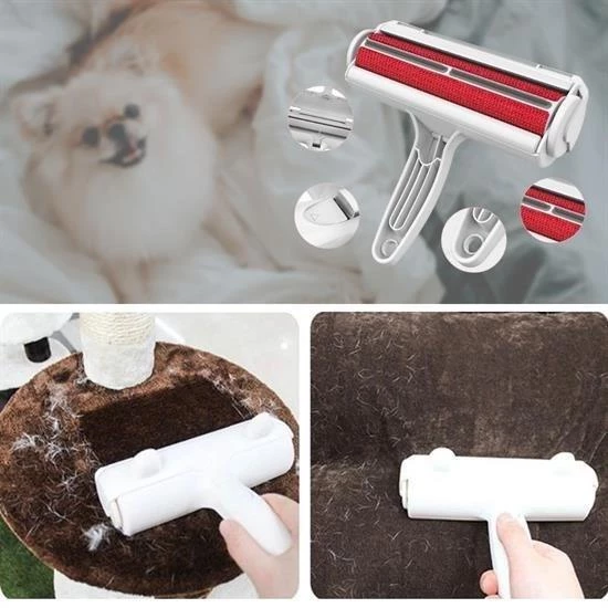 BUFFER® Kulak Modelli Hazneli Kedi Köpek Halı Yatak Kıl Toz Tüy Toplayıcı Temizleyici - 7