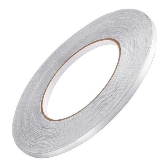 BUFFER® 50 Metre Fayans Arası Şerit Dekoratif Yapışkan Renkli Dekor Su Geçirmez Sızdırmaz Gümüş Bant - 10