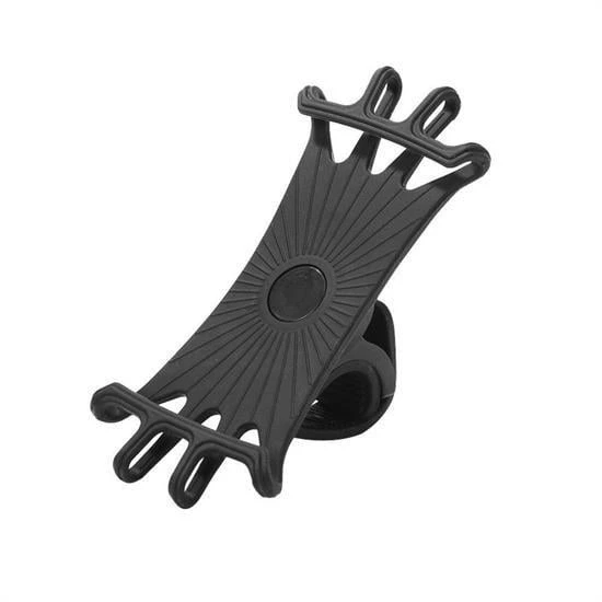 BUFFER® Universal Bisiklet Motosiklet Çocuk Arabası Silikon 360 Derece Telefon Tutucu Tüm Modellerle - 9