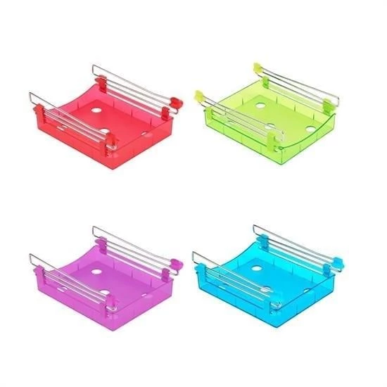 BUFFER® Dekoratif Çok Amaçlı Raf Buzdolabı Masa Altı Portatif Mutfak Rafı - 5