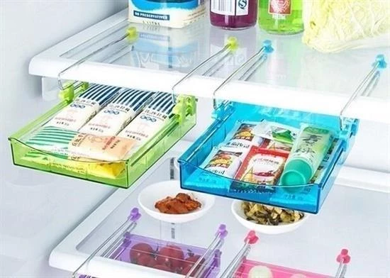 BUFFER® Dekoratif Çok Amaçlı Raf Buzdolabı Masa Altı Portatif Mutfak Rafı - 8