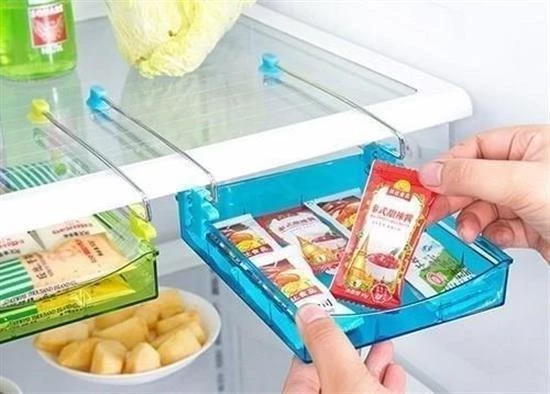 BUFFER® Dekoratif Çok Amaçlı Raf Buzdolabı Masa Altı Portatif Mutfak Rafı - 10