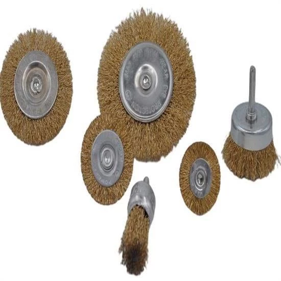 BUFFER® 6'lı Pimli Tel Fırça Seti Pas Yağ Kir Boya Yapışkan Çözücü - 2