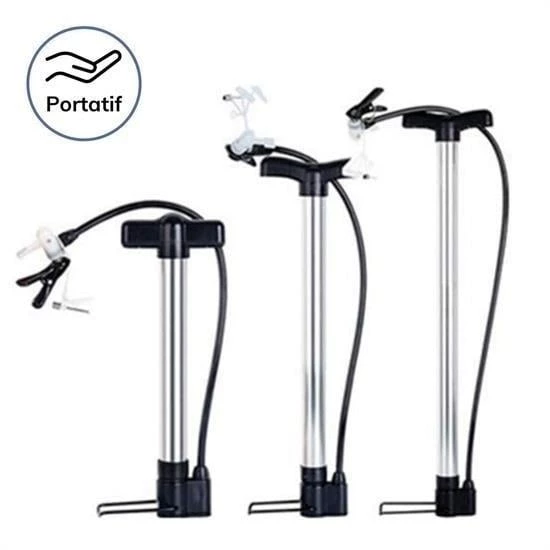 BUFFER® Katlanabilir Portatif Bisiklet Motorsiklet Top Şişirme Pompası - 5