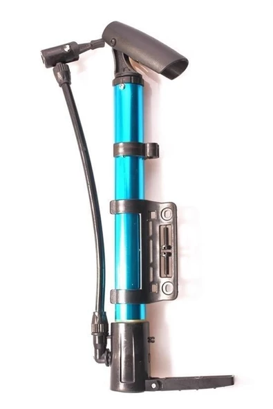 BUFFER® Katlanabilir Portatif Bisiklet Motorsiklet Top Şişirme Pompası - 7