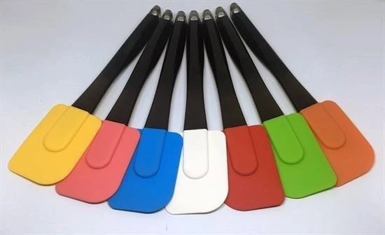 BUFFER® Dekoratif Renkli Silikon Spatula Pratik Sevimli Spatula Kaşık - 2