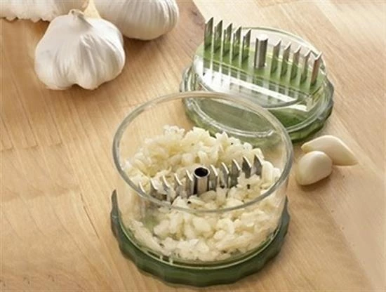 BUFFER® Pratik Sarımsak Ezme Doğrama Rendeleme  Öğütme Aleti Aparatı - 6