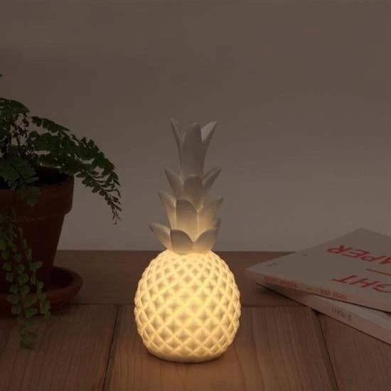 BUFFER® Ananas Şeklinde Desenli Büyük Boy Pilli Masa ve Gece Lambası - 3