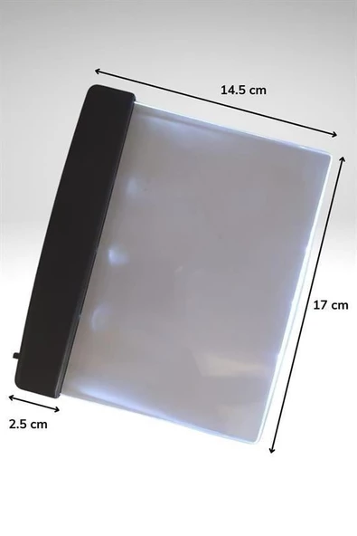 BUFFER® Kitap Arası Okuma Işığı Led Panel Kitap Okuma Lambası - 9