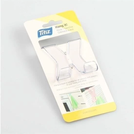 BUFFER® Hang it Pratik Kolay Taşımabilir Havlupan 2 Kancalı Banyo Askısı - 6