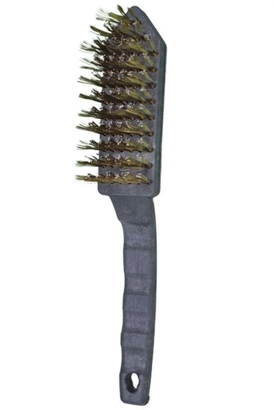 BUFFER® Metal Tel Fırça Plastik Saplı Pas Kir Sökme Temizleme Fırçası - 8