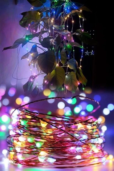 BUFFER® Pilli Dekoratif Peri Led Işık 3 Metre (RGB) Gaming Aydınlatma - 10