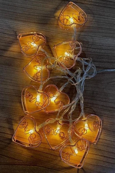 BUFFER® Kalpli Şerit Led Işık Zinciri Aydınlatma Doğum Günü Süs Işığı - 9