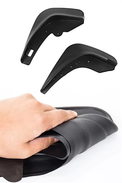 BUFFER® 2 Adet Ön veya Arkaya Uygun Çamur Önleyici Paçalık 32 x19 cm - 10
