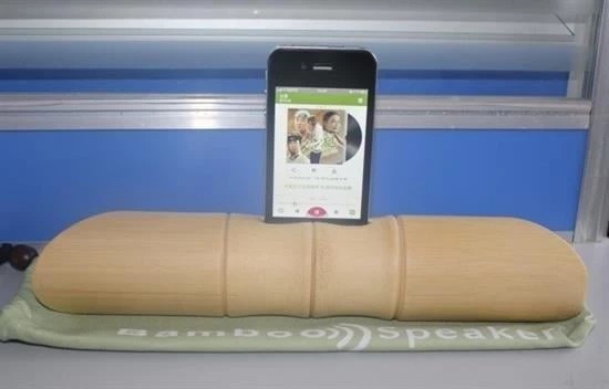 BUFFER® 6 x 1 cm Girişli Kılıflı Bambu Ağacı Akustik Ses Yükseltici Aparat - 6