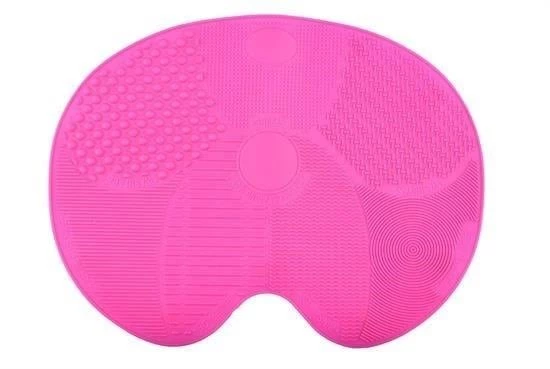 BUFFER® Pratik Kolay Makyaj Fırçası Temizleme Matı Aparatı Aleti - Resim 9