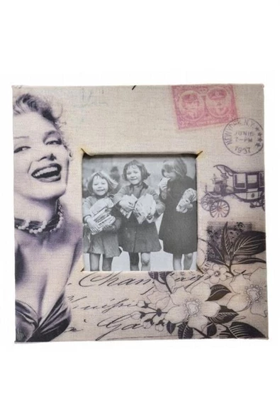 BUFFER® Decotown Marilyn Monroe Tasarım Ahşap Resim Fotoğraf Çerçevesi - 3