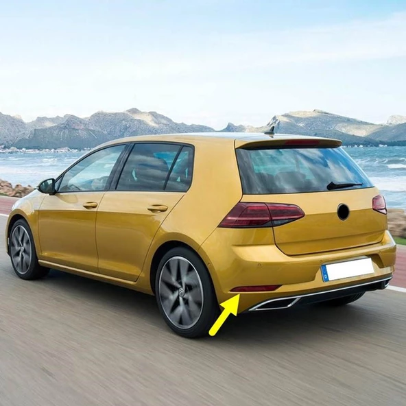 VW Golf 7.5 2017-2020 Arka Tampon Sol Reflektörü Kedi Gözü 5G0945105C ürün görseli 1