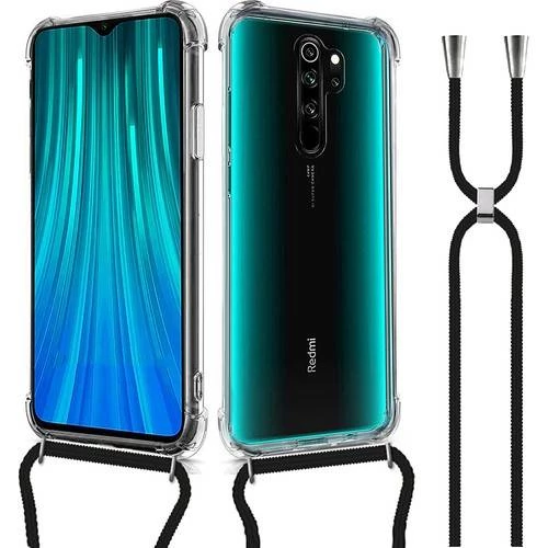Xiaomi RedMi Note 8 Pro Askılı İpli Şeffaf Tank Kılıf - 2