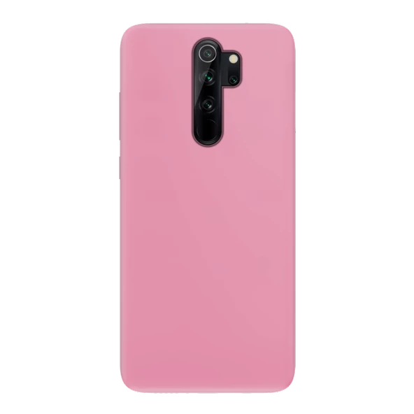 Xiaomi Redmi Note 8 Pro İnce Mat Silikon Kılıf Pembe - 2