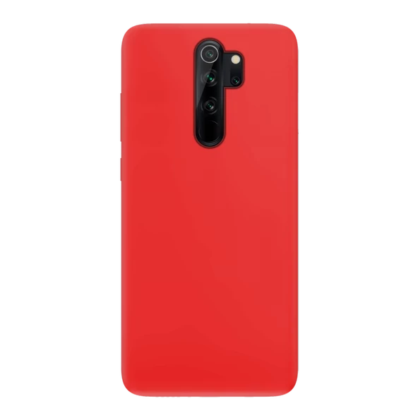 Xiaomi Redmi Note 8 Pro İnce Mat Silikon Kılıf Kırmızı - 2