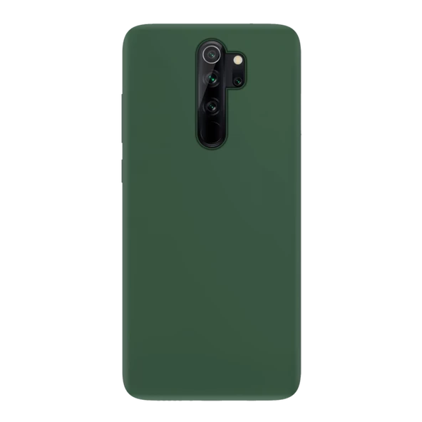 Xiaomi Redmi Note 8 Pro İnce Mat Silikon Kılıf Haki - 2