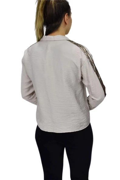Kadın Kol Omuz Işlemeli Gömlek B6395 BGL-ST02545 - Resim 8